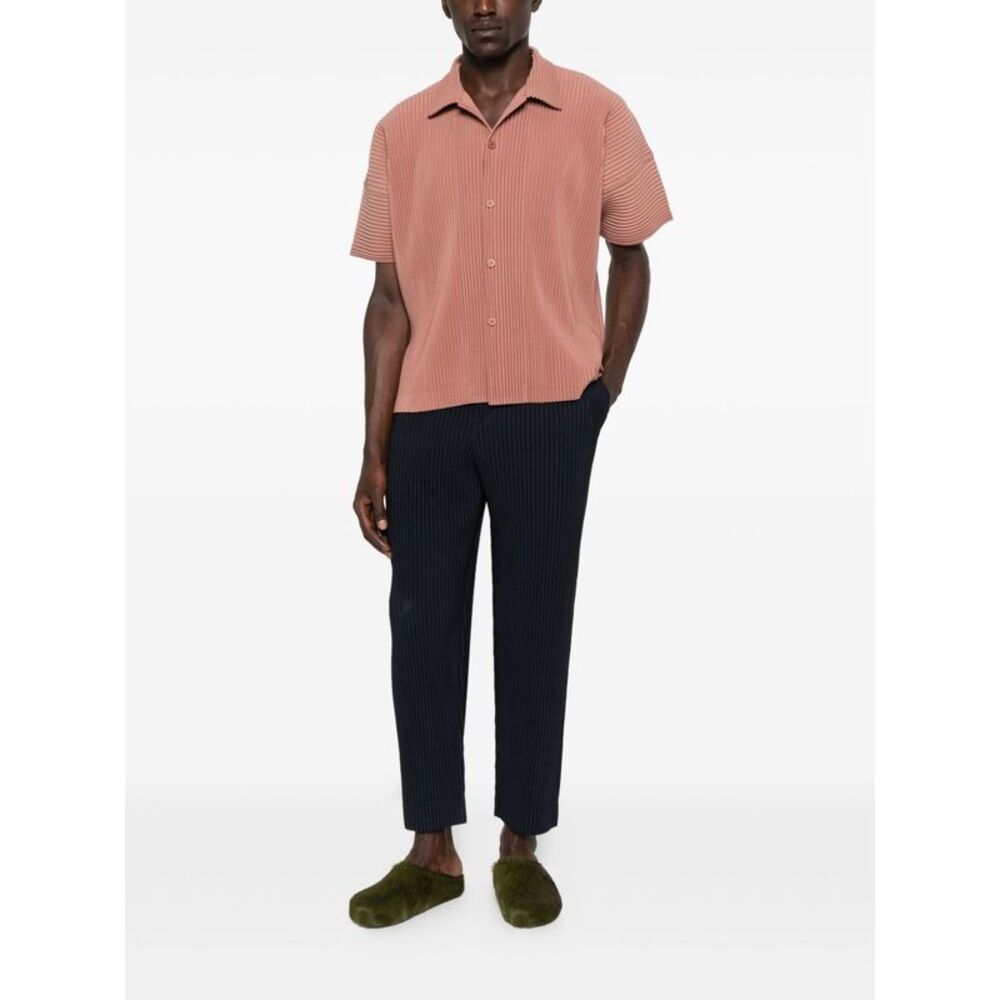 Homme Plisse' Issey Miyake Men Pleated Polo Shirt - Picture 5 of 5